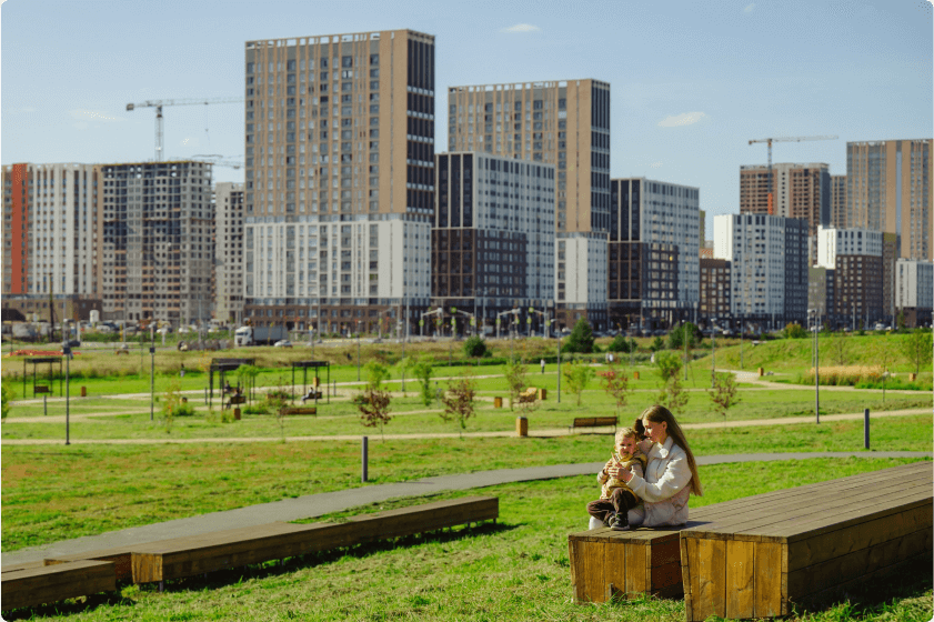 Парки и аллеи. Слайд 4