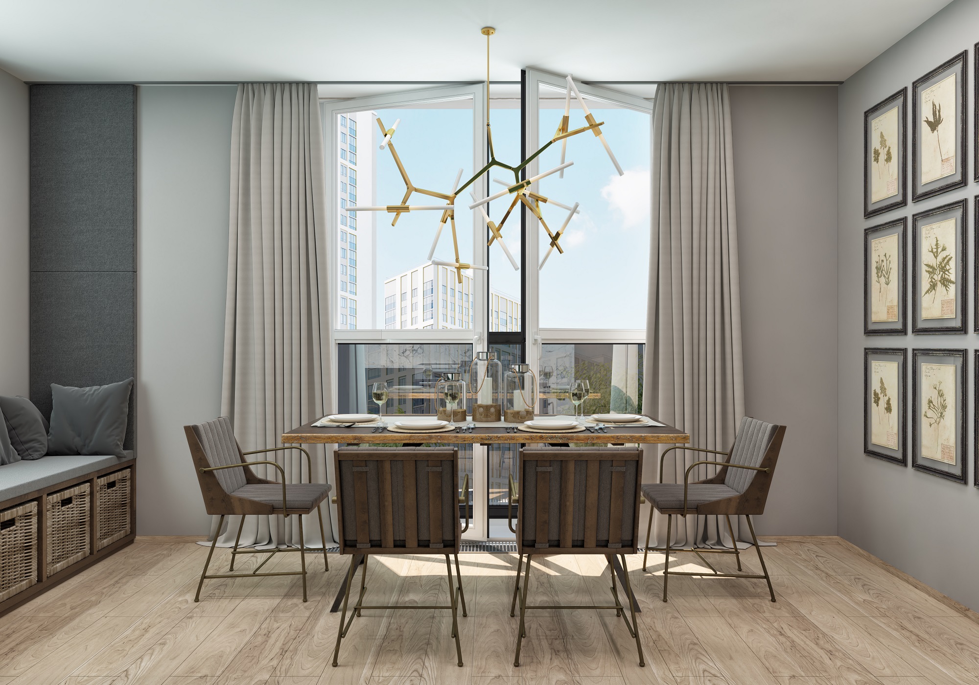 Французские окна. Слайд 1