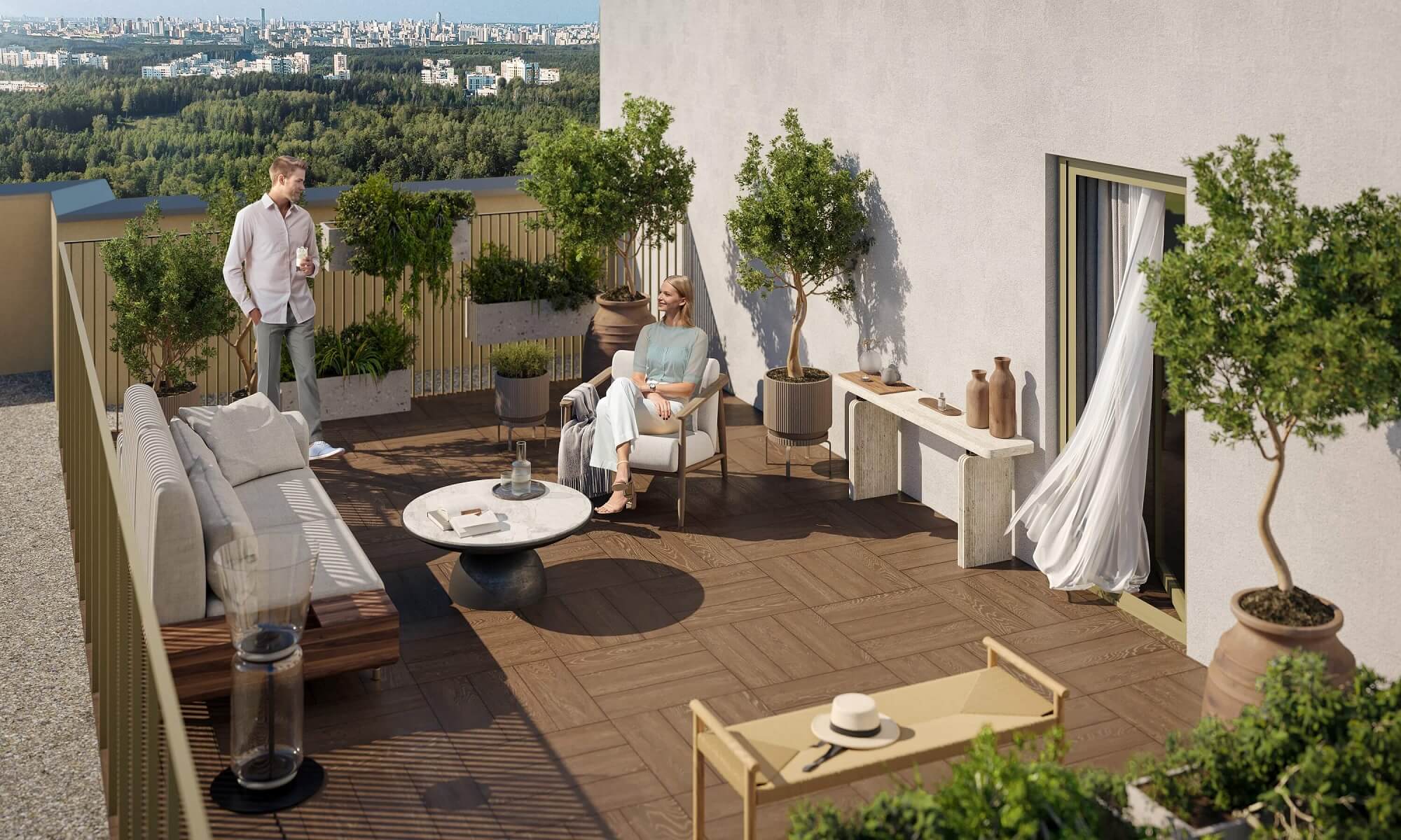 Террасы. Слайд 1